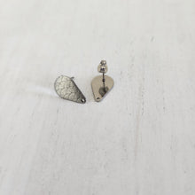 Load image into Gallery viewer, Wave Pattern Teardrop Stud with Post - STAINLESS STEEL, 304 Stainless Steel