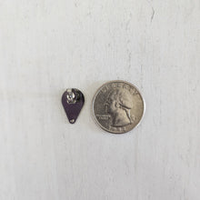 Load image into Gallery viewer, Wave Pattern Teardrop Stud with Post - STAINLESS STEEL, 304 Stainless Steel