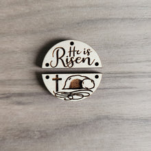 Load image into Gallery viewer, Easter Acrylic & Wood He is Risen Split Drops