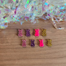 Load image into Gallery viewer, Easter Acrylic Marshmallow Bunny Connectors