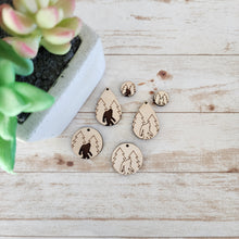 Load image into Gallery viewer, Bigfoot with Trees Earrings