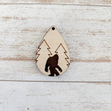 Load image into Gallery viewer, Bigfoot with Trees Earrings