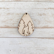 Load image into Gallery viewer, Bigfoot with Trees Earrings
