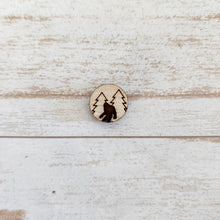Load image into Gallery viewer, Bigfoot with Trees Earrings
