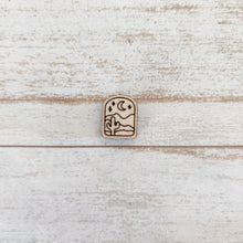 Load image into Gallery viewer, Desert Scene Tombstone Earrings