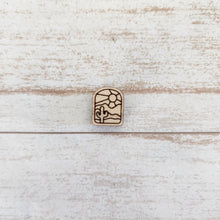 Load image into Gallery viewer, Desert Scene Tombstone Earrings