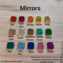 Load image into Gallery viewer, Valentine's Day Mirror Acrylic Heart Bars and Teardrops