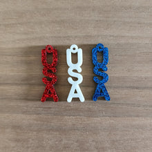 Load image into Gallery viewer, Patriotic Acrylic USA Letter Drops