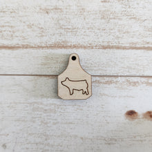 Load image into Gallery viewer, Animal Cow Tag Drops & Studs