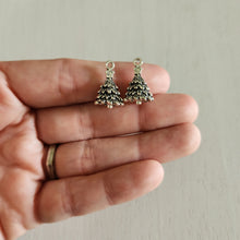 Load image into Gallery viewer, Round Christmas Tree Charm/Pendant - SILVER