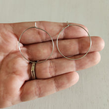 Load image into Gallery viewer, Hoop Earring Finding, 30mm - STAINLESS STEEL, 316 Stainless Steel