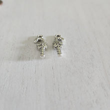 Load image into Gallery viewer, Christmas Candy Cane Double Sided Charm/Pendant - SILVER