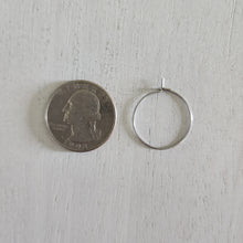 Load image into Gallery viewer, Hoop Earring Finding, 20mm - STAINLESS STEEL, 316 Stainless Steel