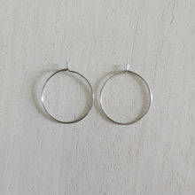 Load image into Gallery viewer, Hoop Earring Finding, 25mm - STAINLESS STEEL, 316 Stainless Steel