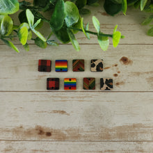 Load image into Gallery viewer, Patterned Wood Square Connectors