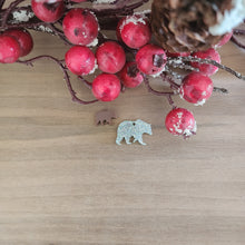Load image into Gallery viewer, Christmas Acrylic Bear Drops & Studs
