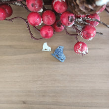Load image into Gallery viewer, Christmas Acrylic Ice Skate Drops & Studs