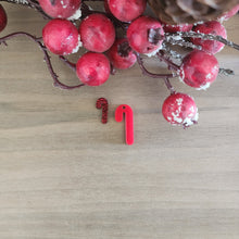 Load image into Gallery viewer, Christmas Acrylic Candy Cane Drops & Studs