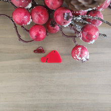 Load image into Gallery viewer, Christmas Acrylic Santa Hat Drops & Studs