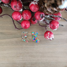 Load image into Gallery viewer, Patterned Acrylic Christmas Stocking Drops