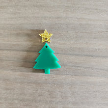 Load image into Gallery viewer, Christmas Acrylic Tree & Star Drops
