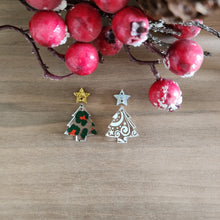 Load image into Gallery viewer, Patterned Acrylic Christmas Tree & Star Drops