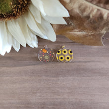 Load image into Gallery viewer, Patterned Acrylic Fall Pumpkin Drops
