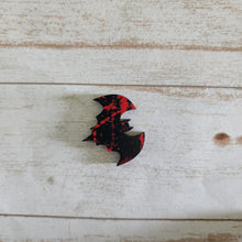 Load image into Gallery viewer, Halloween Patterned Wood Bats Studs & Drops