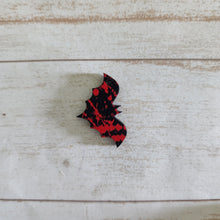 Load image into Gallery viewer, Halloween Patterned Wood Bats Studs & Drops