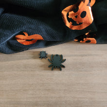 Load image into Gallery viewer, Halloween Acrylic Spider Drops & Studs
