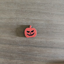 Load image into Gallery viewer, Halloween Acrylic Jack o' Lantern Earrings