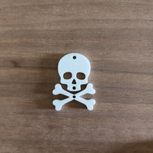 Load image into Gallery viewer, Halloween Acrylic Skull & Crossbones Drops