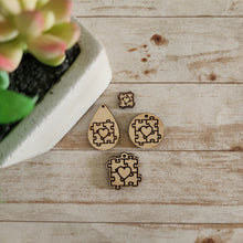 Load image into Gallery viewer, Autism Awareness Puzzle Piece Earrings