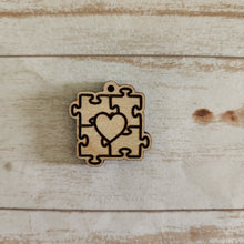 Load image into Gallery viewer, Autism Awareness Puzzle Piece Earrings