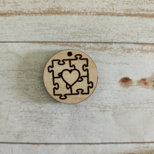 Load image into Gallery viewer, Autism Awareness Puzzle Piece Earrings