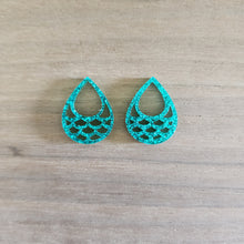 Load image into Gallery viewer, Acrylic Mermaid Scale Cutout Teardrops