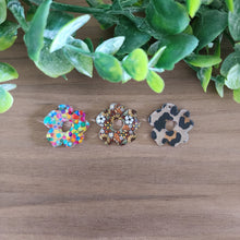 Load image into Gallery viewer, Patterned Acrylic Boho/Retro Flower Drops