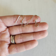 Load image into Gallery viewer, French Hook Extra Long/Large Loop Ear Wires - STAINLESS STEEL, 304 Stainless Steel