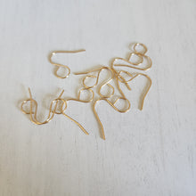 Load image into Gallery viewer, XL Large Outer Loop Ear Wires - GOLD, 304 Stainless Steel