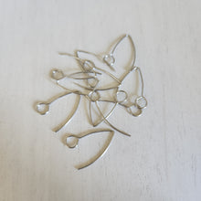 Load image into Gallery viewer, Large Loop V Ear Wires - STAINLESS STEEL, 304 Stainless Steel
