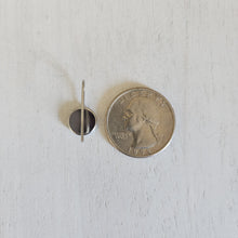 Load image into Gallery viewer, Ear Wire with Round Stud Bezel, 8mm - STAINLESS STEEL, 304 Stainless Steel