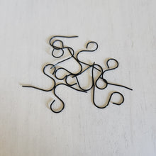 Load image into Gallery viewer, XL Large Outer Loop Ear Wires - BLACK, 304 Stainless Steel