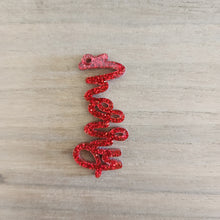 Load image into Gallery viewer, Christmas Acrylic Script Drops