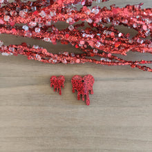 Load image into Gallery viewer, Valentine's Day Acrylic Bleeding Heart Stud & Drop