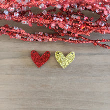 Load image into Gallery viewer, Valentine's Day Acrylic Hand Drawn Heart Double Hole Drops
