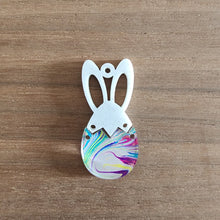 Load image into Gallery viewer, Easter Patterned Acrylic Bunny & Egg 2 Piece Drops