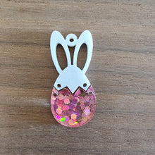 Load image into Gallery viewer, Easter Acrylic Bunny & Egg 2 Piece Drops