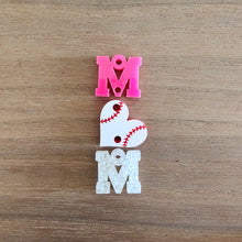 Load image into Gallery viewer, MOM Acrylic School Spirit Triple Sports Drops