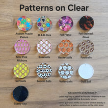 Load image into Gallery viewer, Patterned Acrylic Cutout Teardrops