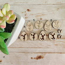 Load image into Gallery viewer, Cheerleader Silhouette Studs & Drops